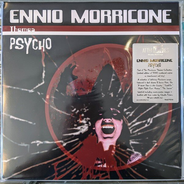 Ennio Morricone – Psycho (Vinyl, 2xLP, Compilation, Deluxe Edition, Limited Edition, Numbered, Translucent Red, 180 grs, 2020)