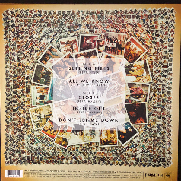 The Chainsmokers – Collage (Vinyl, 12", 45 RPM, EP, Limited Edition, White, 2017) – photo 2