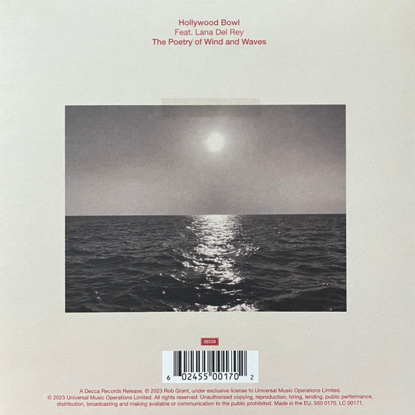 Rob Grant Featuring Lana Del Rey – Hollywood Bowl (Vinyl, 7", 45 RPM, Single, Red Transparent, 2023) – photo 2
