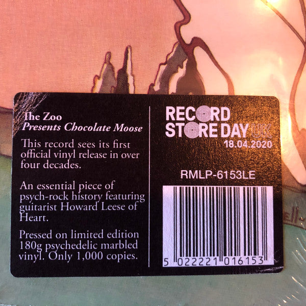 The Zoo – Presents Chocolate Moose (Vinyl, LP, Album, Limited Edition, Reissue, Lilac with Black Marbling ["Psychedelic Marbled"], 2020) – photo 4