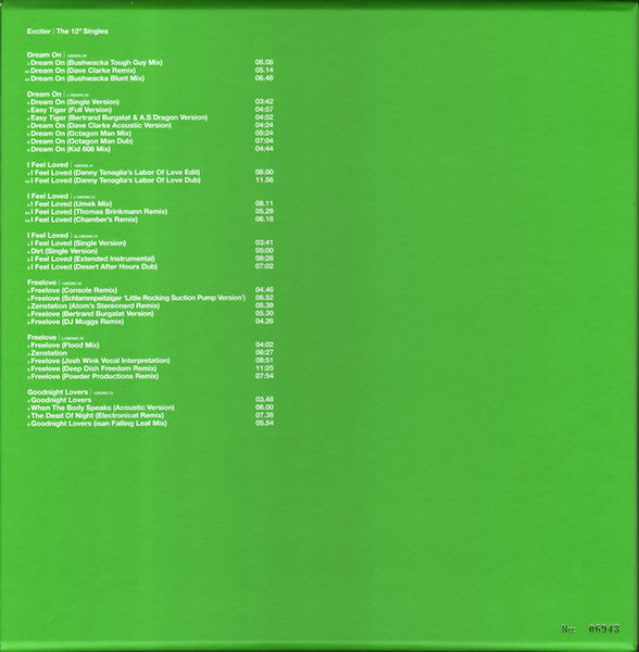 Depeche Mode – Exciter | The 12" Singles (Vinyl, Compilation, Limited Edition, Numbered, 12", 33 ⅓ RPM, Single, Reissue, 2022) – photo 5