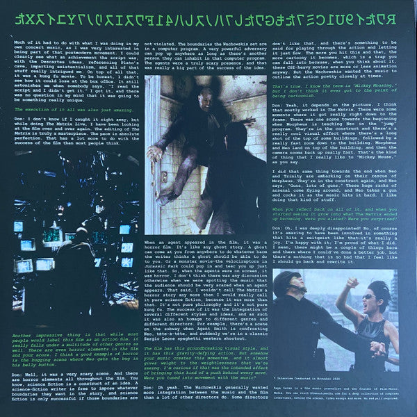 Don Davis – The Matrix (The Complete Edition) (Vinyl, 3xLP, Record Store Day, Deluxe Edition, Green [Glitter-infused], 2021) – photo 3