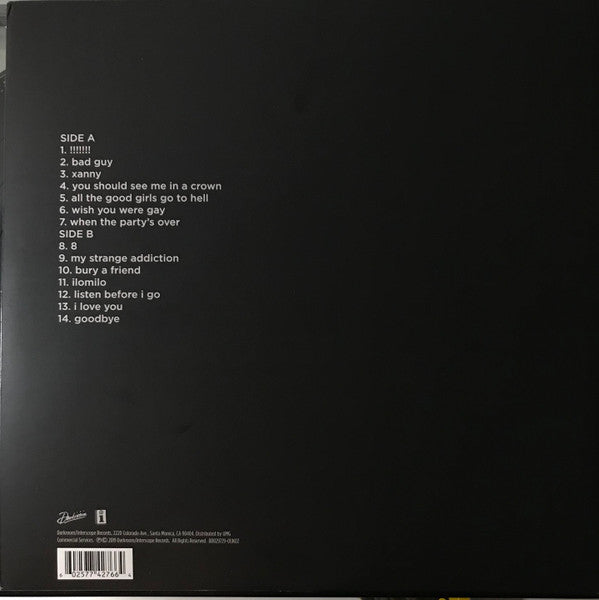 Billie Eilish – When We All Fall Asleep, Where Do We Go? (Vinyl, LP, Album, Limited Edition, Copper, 2019) – photo 4