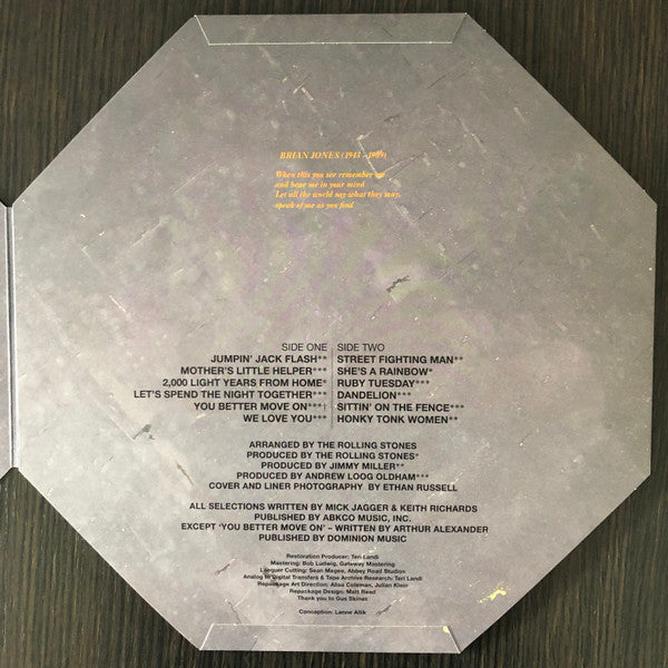 Rolling Stones – Through The Past, Darkly (Big Hits Vol.2) (Vinyl, LP, Record Store Day, Compilation, Limited Edition, Reissue, Orange, 180 gram, 2019) – photo 3