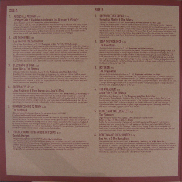 Various – Tougher Than Tough: Trojan Rude Boy Sounds (Vinyl, 2xLP, Compilation, Limited Edition, Numbered, Red, 2021) – photo 4