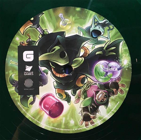 Jake Kaufman – Shovel Knight: Plague Of Shadows The Definitive Soundtrack (Vinyl, LP, Album, Green Translucent, 2017) – photo 4