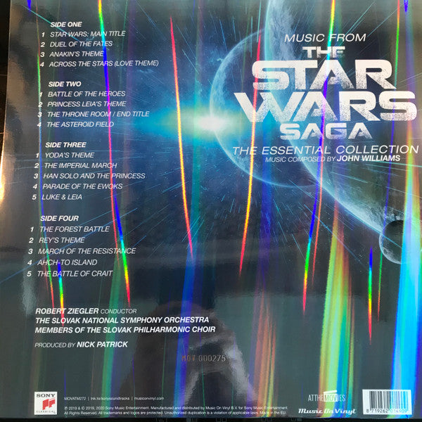 John Williams – Music From The Star Wars Saga (The Essential Collection) (Vinyl, 2xLP, Compilation, Limited Edition, Numbered, Yellow [Flaming], 2020) – photo 2