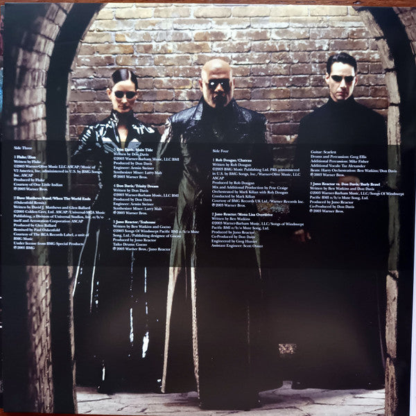 Various – The Matrix Reloaded: The Album (Vinyl, 2xLP, Green Transparent , LP, Single Sided, Etched, Green Transparent, Reissue, 2020) – photo 4