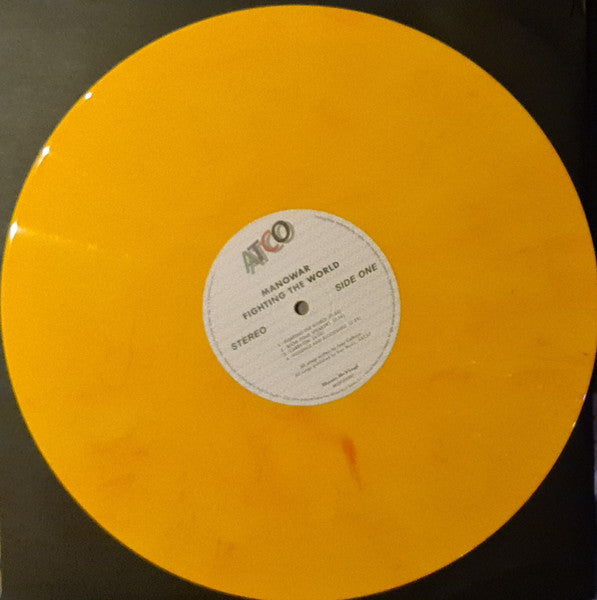 Manowar – Fighting The World (Vinyl, LP, Album, Limited Edition, Numbered, Reissue, Yellow, 2022) – photo 5