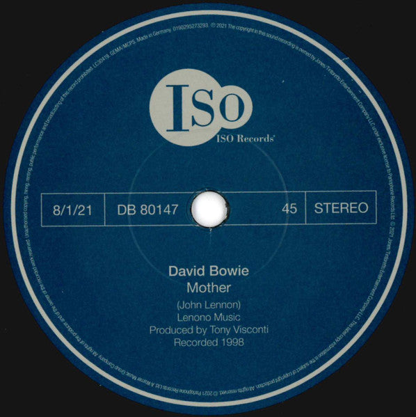 David Bowie – Mother / Tryin' To Get To Heaven (Vinyl, 7", 45 RPM, Single, Limited Edition, Numbered, 2021) – photo 4