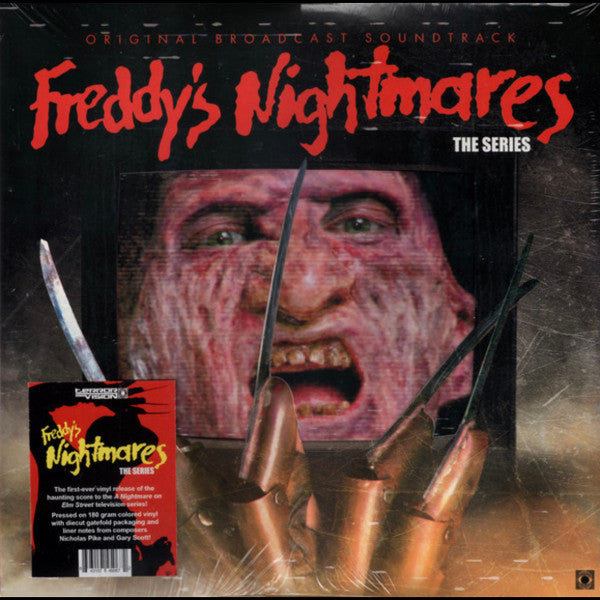 Nicholas Pike, Gary Scott, Randy Tico & Junior Homrich – Freddy's Nightmares The Series (Original Broadcast Soundtrack) (Vinyl, LP, Limited Edition, Red Marble [Bloodlines], 2021)