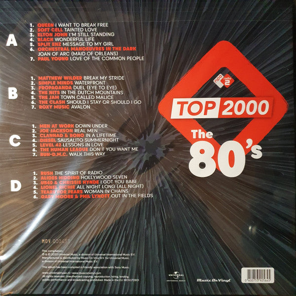 Various – Top 2000: The 80's (Vinyl, 2xLP, Compilation, Limited Edition, Numbered, Pink, 2020) – photo 3