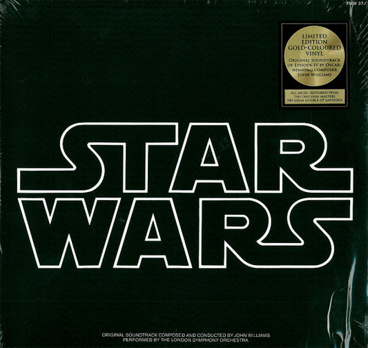 John Williams, The London Symphony Orchestra – Star Wars (Vinyl, 2xLP, Album, Limited Edition, Reissue, Gold, 2016)