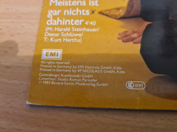 Mary & Gordy – Meistens Ist Gar Nichts Dahinter (Vinyl, LP, Album, 1983) – photo 3
