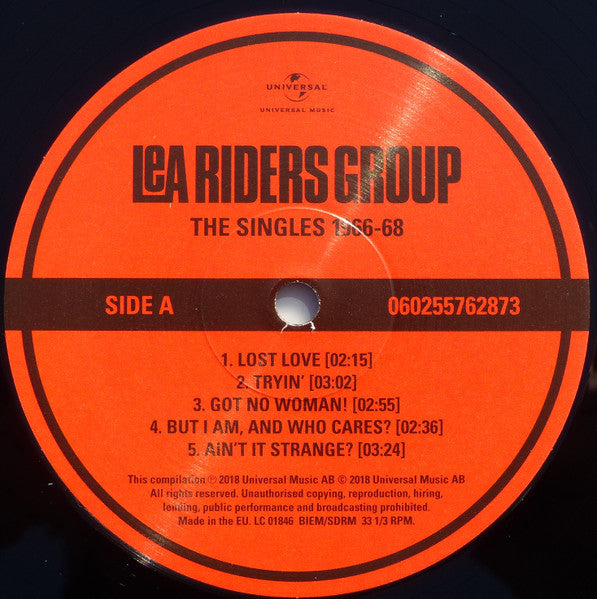 Lea Riders Group – The Singles 1966-68 (Vinyl, LP, Record Store Day, Compilation, 2018) – photo 3