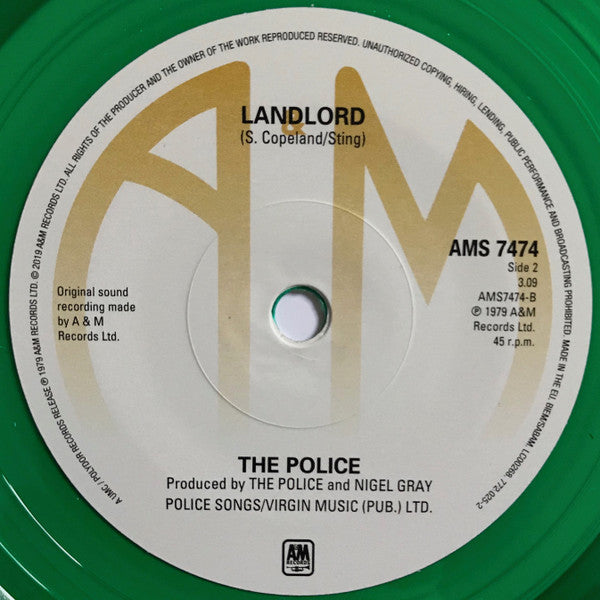 The Police – Message In A Bottle (Vinyl, 7", Single, Reissue, Green, Transparent, Blue, Record Store Day, Limited Edition, Remastered, Gatefold, 2019) – photo 5