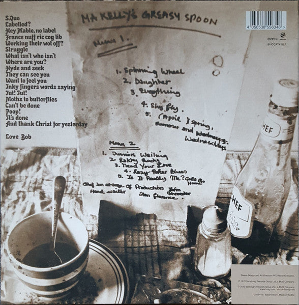 Status Quo – Ma Kelly's Greasy Spoon (Vinyl, LP, Album, Record Store Day, Reissue, Clear & White [Fried Egg], 2020) – photo 2