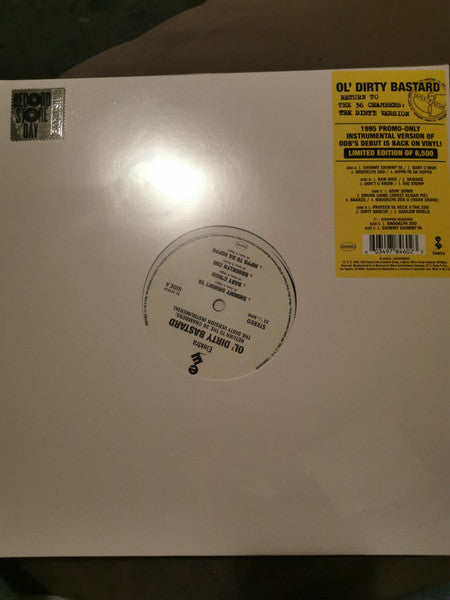 Ol' Dirty Bastard – Return To The 36 Chambers: The Dirty Version Instrumental (Vinyl, 2xLP, Album, 7", Record Store Day, Limited Edition, 2020) – photo 2