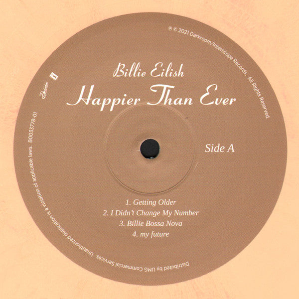 Billie Eilish – Happier Than Ever (Vinyl, 2xLP, Album, Limited Edition, Golden Yellow, 2021) – photo 5