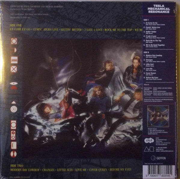 Tesla – Mechanical Resonance (Vinyl, LP, Album, Record Store Day, Reissue, Clear Blue, 2021) – photo 2