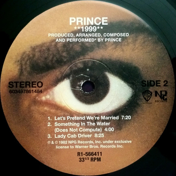 Prince – 1999 (Vinyl, LP, Album, Record Store Day, Limited Edition, Reissue, 2018) – photo 4