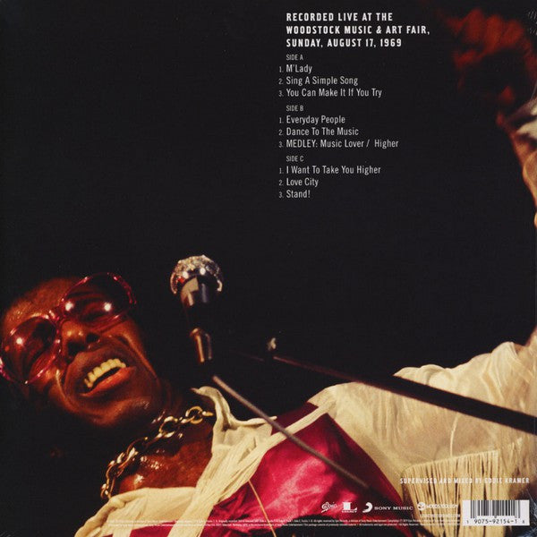 Sly & The Family Stone – Woodstock Sunday August 17, 1969 (Vinyl, LP, Single Sided, Etched, Album, Record Store Day, Reissue, 2019) – photo 2