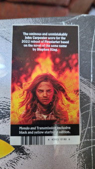 John Carpenter, Cody Carpenter & Daniel Davies – Firestarter (Original Motion Picture Soundtrack) (Vinyl, LP, Album, Limited Edition, Black & Yellow Starburst, 2022) – photo 3