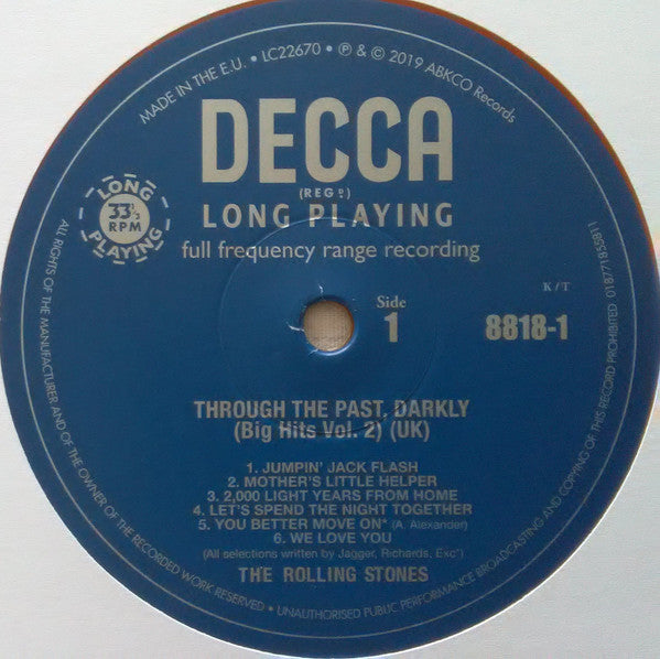 Rolling Stones – Through The Past, Darkly (Big Hits Vol.2) (Vinyl, LP, Record Store Day, Compilation, Limited Edition, Reissue, Orange, 180 gram, 2019) – photo 5