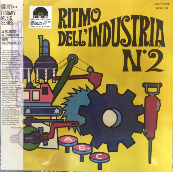 Alessandro Alessandroni – Ritmo Dell'industria N.2 (Vinyl, LP, Record Store Day, Limited Edition, Reissue, Special Edition, 180 gr., 2020)