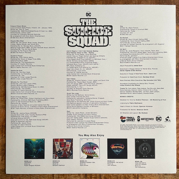 Various – The Suicide Squad (Vinyl, LP, Compilation, Starfish (Blue With Pink Stripes), 2021) – photo 2