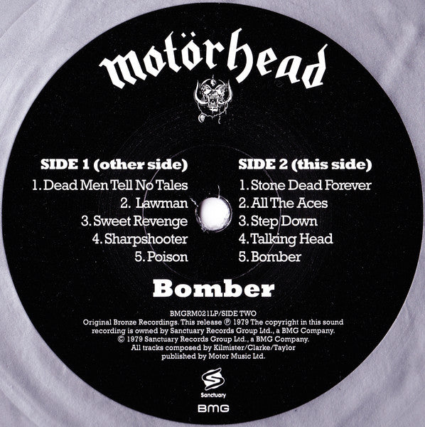 Motörhead – Bomber (Vinyl, LP, Album, Limited Edition, Reissue, Silver, 2021) – photo 4