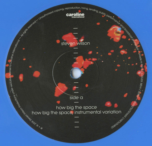 Steven Wilson – How Big The Space (Vinyl, 12", 45 RPM, Record Store Day, Single, Limited Edition, Blue, 2018) – photo 3