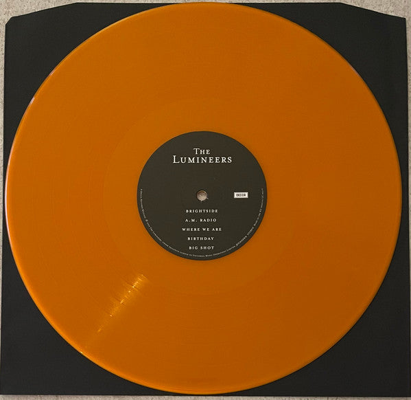 The Lumineers – Brightside (Vinyl, LP, Limited Edition, Tangerine, 2022) – photo 4