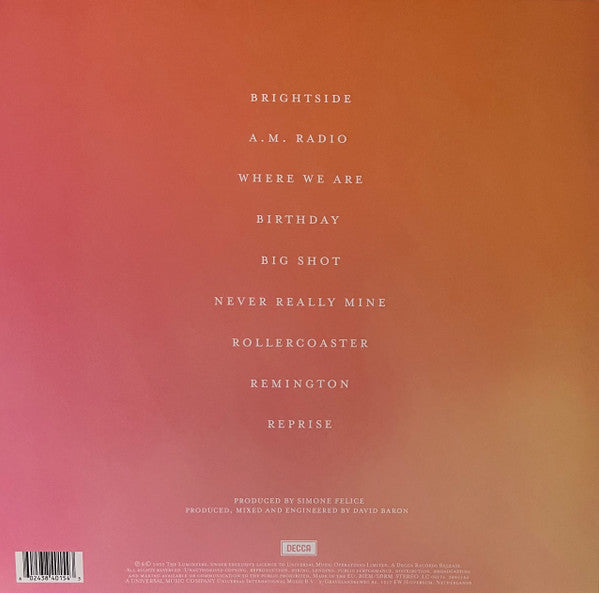 The Lumineers – Brightside (Vinyl, LP, Limited Edition, Tangerine, 2022) – photo 2
