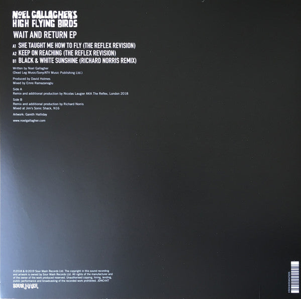 Noel Gallagher's High Flying Birds – Wait And Return EP (Vinyl, 12", 33 ⅓ RPM, EP, Record Store Day, Single, Limited Edition, Teal, 2019) – photo 2