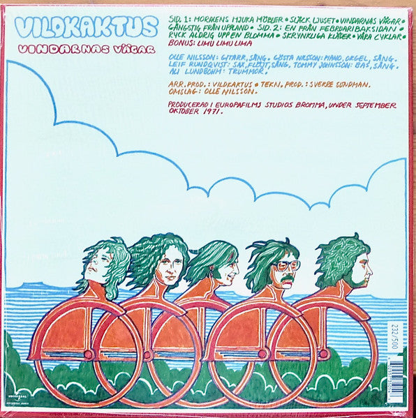 Vildkaktus – Vindarnas Vägar (Vinyl, LP, Album, Record Store Day, Numbered, Reissue, Milky Clear, 2017) – photo 2