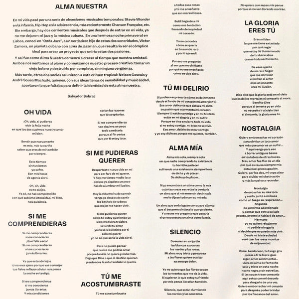 Salvador Sobral – Alma Nuestra (Vinyl, LP, Album, 2020) – photo 4