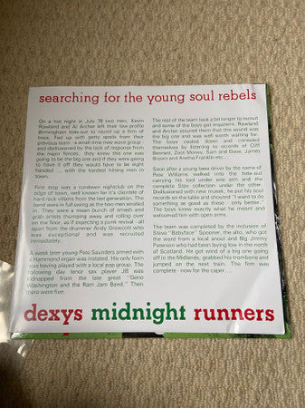 Dexys Midnight Runners – Searching For The Young Soul Rebels (Vinyl, LP, Album, Limited Edition, Reissue, Remastered, Red, 2020) – photo 3