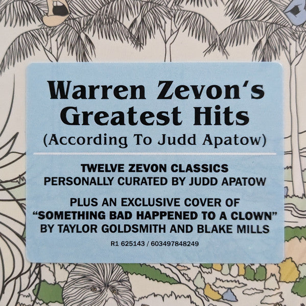 Warren Zevon – Warren Zevon's Greatest Hits (According To Judd Apatow) (Vinyl, LP, Record Store Day, Compilation, Limited Edition, 2020) – photo 5
