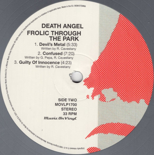 Death Angel – Frolic Through The Park (Vinyl, 2xLP, Album, Limited Edition, Numbered, Reissue, Silver, 2021) – photo 4