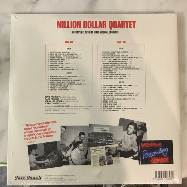 Elvis Presley, Carl Perkins, Jerry Lee Lewis, Johnny Cash – Million Dollar Quartet (The Complete Session In Its Original Sequence) (Vinyl, LP, Remastered, Red, Yellow, Album, Reissue, Gatefold, 2021) – photo 2