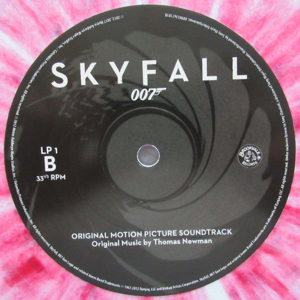 Thomas Newman – Skyfall (Original Motion Picture Soundtrack) (Vinyl, 2xLP, Album, Limited Edition, Numbered, Remastered, Bone White with Red Splatter, 2017) – photo 5