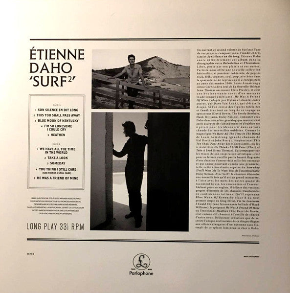 Etienne Daho – Surf 2 (Vinyl, LP, Album, Record Store Day, Limited Edition, Green, 2020) – photo 3