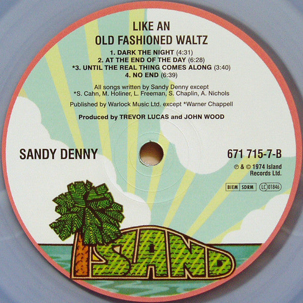 Sandy Denny – Like An Old Fashioned Waltz (Vinyl, LP, Album, Record Store Day, Reissue, Clear Vinyl, 2018) – photo 5