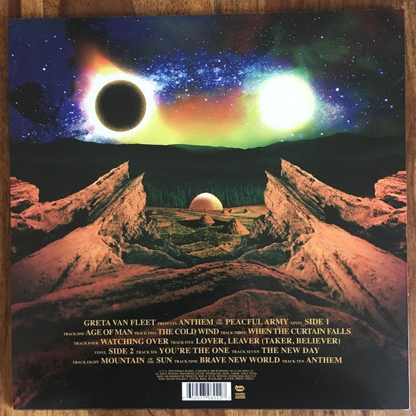 Greta Van Fleet – Anthem Of The Peaceful Army (Vinyl, LP, Album, Limited Edition, Yellow Translucent, 2018) – photo 2