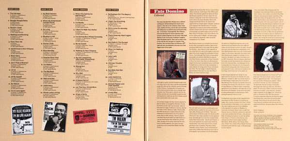 Fats Domino – Collected (Vinyl, 2xLP, Compilation, Limited Edition, Numbered, Yellow, 180 gram, 2018) – photo 2