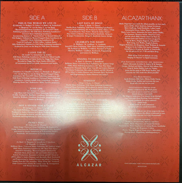 Alcazar – Alcazarized (Vinyl, LP, Album, Limited Edition, Numbered, Reissue, Gold vinyl, 2023) – photo 5