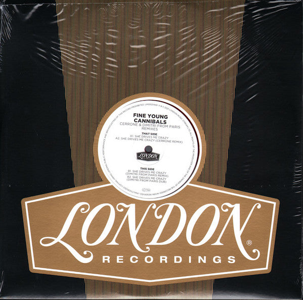 Fine Young Cannibals – She Drives Me Crazy (Cerrone & Dimitri from Paris Remixes) (Vinyl, 12", 33 ⅓ RPM, Record Store Day, Limited Edition, Clear Red, 2021) – photo 2