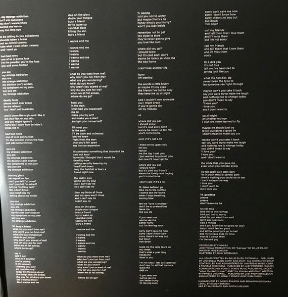 Billie Eilish – When We All Fall Asleep, Where Do We Go? (Vinyl, LP, Album, Limited Edition, Copper, 2019) – photo 3
