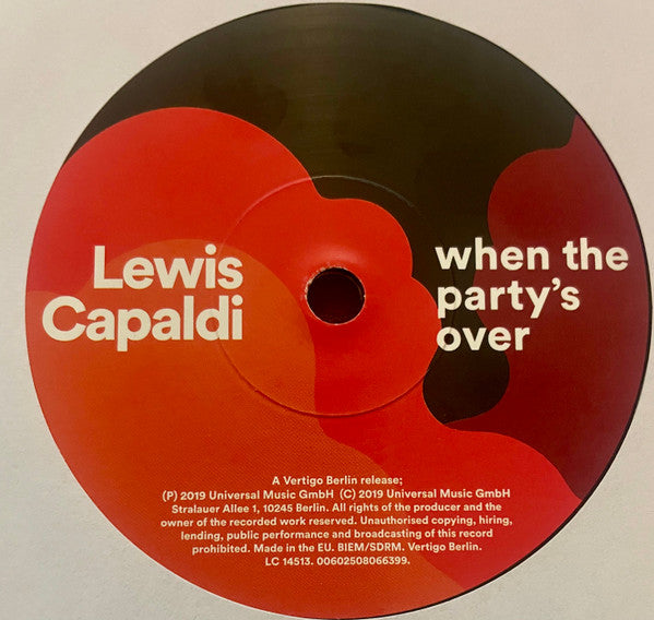Lewis Capaldi – Spotify Singles (Vinyl, 7", 45 RPM, Record Store Day, Single, Limited Edition, 2019) – photo 4
